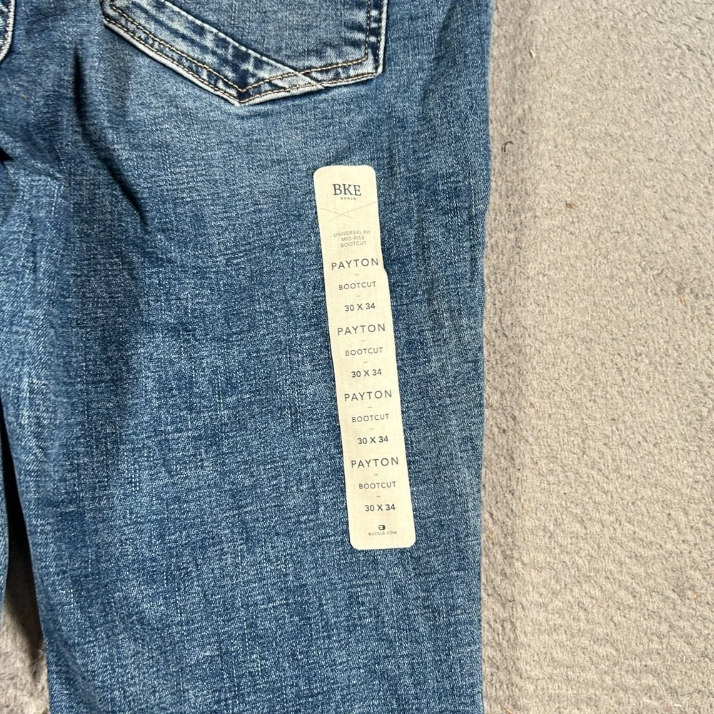 BKE Buckle Payton Jeans Womens 30L 30x34 Mid Rise Bootcut Universal Fit NWT - Picture 7 of 14